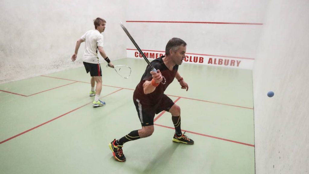 Stars of the sport fire at Australian Open Racquetball Championships Daily Racquetball