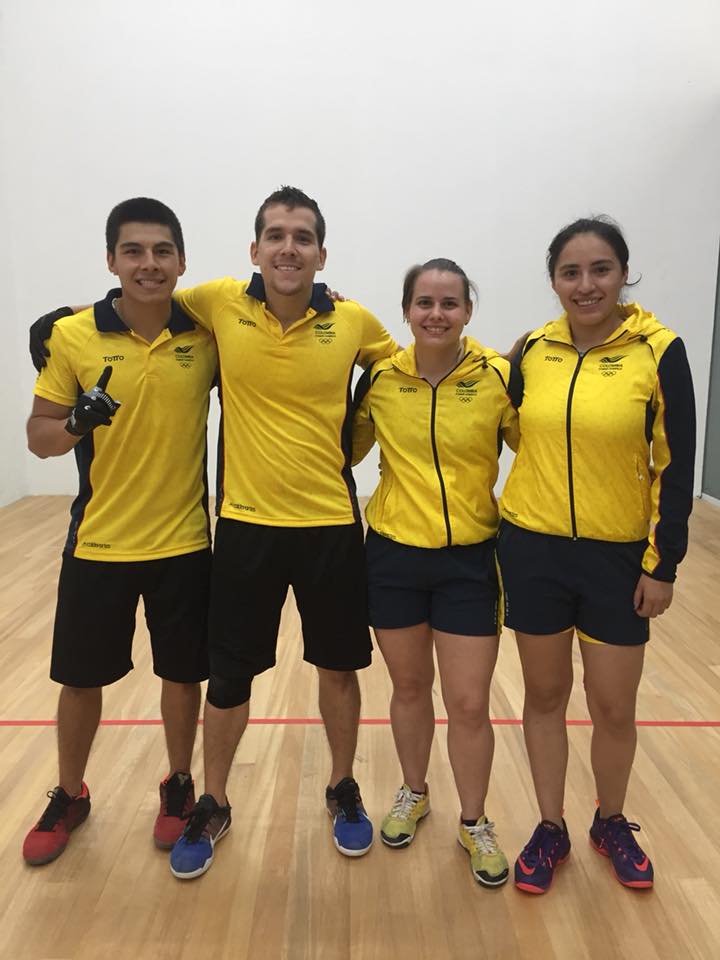 Colombian Racquetball Players At Bolivarian Games 2017