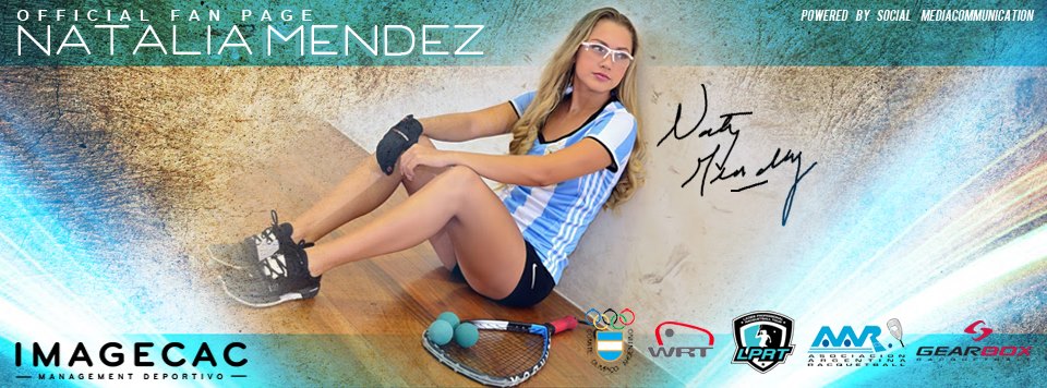 Natalia Mendez Racquetball Banner
