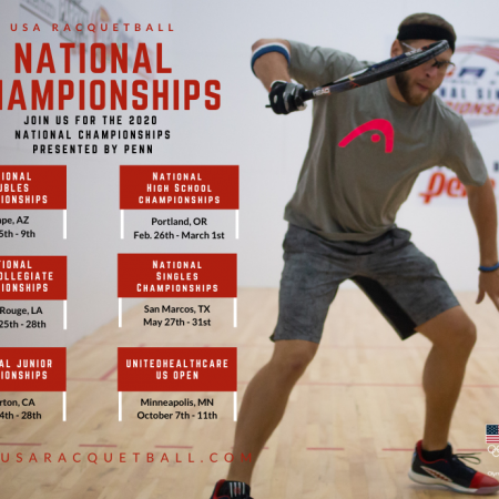 USA Racquetball 2020 Schedule